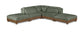 Turin - Chenille Fabric Upholstered Modular Sectional - Green