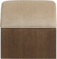 Sable - Velvet Performance Fabric Upholstered Bench