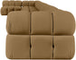 Orin - Velvet Performance Fabric Upholstered 8 Piece L-Shaped Sectional