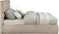 Adam - Chenille Fabric Bed With 52" Headboard