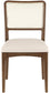 Atrium - Upholstered Seat Dining Chair With Brushed Brown Base (Set of 2)