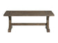 Finn - 3 Piece Accent Trestle Table Set (Coffee Table & Two End Tables) - Dark Walnut