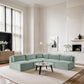 Shaggy - 5 Piece Modular Corner Armless Sectional