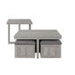 Uster - 2 Piece Occasional Set (Coffee Table And End Table) - Light Gray