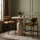 Serava - Vegan Leather Upholstered Bar Stool