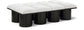 Pavilion - 8 Piece Modular Bench With Black Base