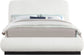Rigby - Linen Bed With Black Base