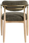 Riccio - Fabric Dining Arm Chair (Set of 2) - Natural Frame