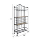 Edina - Wine Rack - Oak & Sandy Black