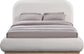 Vaughn - Linen Bed With Natural Base