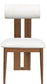 Dario - Faux Leather Dining Chair With Brown Frame (Set of 2)