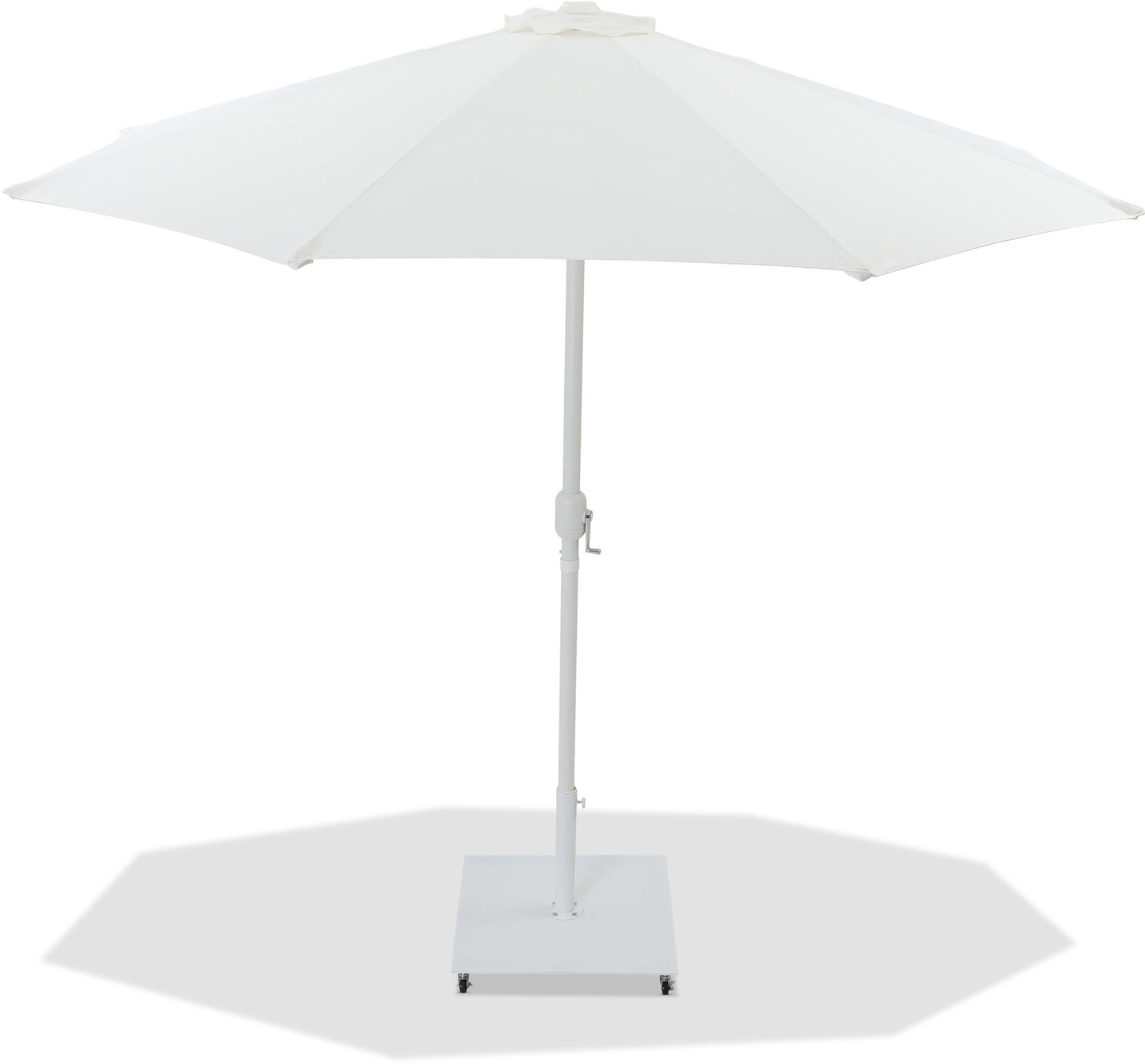 Fiji - Aluminum Patio Umbrella With Square White Base
