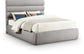Adam - Boucle Fabric Bed With 52" Headboard