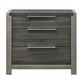 Jehoram - 3 Drawer Nightstand For Bedroom