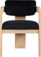 Sacha - Velvet Dining Chair With Natural Base (Set of 2)