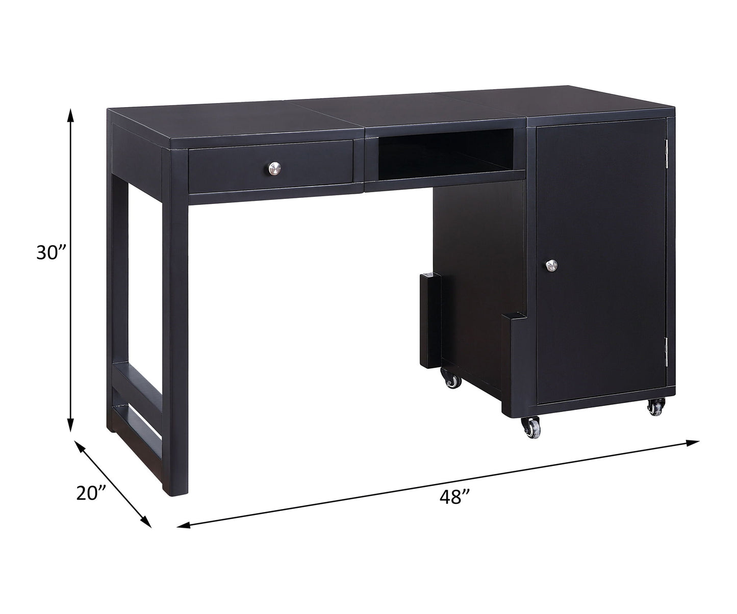 Kaniel - Desk Convertible - Black