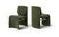 Slique - Performance Fabric Upholstered Dining Chair (Set of 2)