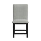 Portland - Square Back Counter Stool (Set of 2) - Black / Gray
