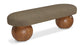Bowie - Bench - Dark Brown Legs