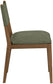Avon - Linen Textured Performance Fabric Dining Side Chair (Set of 2)