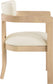 Lavrin - Vegan Leather Dining Arm Chair (Set of 2) - Natural Base
