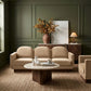 Diviento - Velvet Performance Fabric Upholstered Sofa