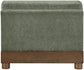 Turin - Chenille Fabric Upholstered Modular Armless Chair