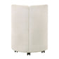 Blayde - Side Chair With Swivel (Set of 2) - White Chenille Fabric