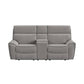 Jackpot - P1 Loveseat With Console - Explore Light Gray