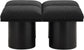 Pavilion - 4 Piece Modular Bench With Black Base