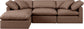Indulge - Faux Leather 4 Piece Modular Sectional With Chaise