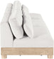 Turin - Chenille Fabric Upholstered Modular Sectional - White