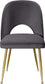 Logan - Dining Chair (Set of 2) - Gold Legs