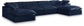 Cozy - 6 Piece Modular Double Chaise Sectional