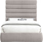 Adam - Linen Fabric Bed With 70.5" Headboard