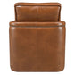 Rocha - Swivel Chair - Brown Leather Aire