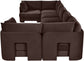 Hammond - Velvet Performance Fabric Upholstered 7 Piece U-Shaped Sectional