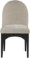 Waldorf - Chenille Dining Side Chair With Black Legs