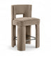 Zuno - Velvet Performance Fabric Upholstered Counter Stool (Set of 2)
