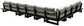 Maldives - 7 Piece Water Resistant Outdoor Patio Modular Sectional With Gray Base