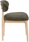 Riccio - Fabric Dining Side Chair (Set of 2) - Natural Frame