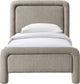 Baylor - Fabric With Interwoven Chenille Upholstered Bed
