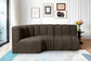 Arc - Boucle Fabric 3 Piece Sofa