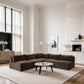 Shaggy - 5 Piece Modular Corner Armless Sectional