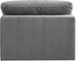 Comfy - Velvet Armless Chair