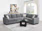 U327 - Armless Chair - Gray