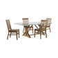 Lakeview - 5 Piece Rectangular Dining Set (Table & Four Chairs) - White