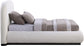 Vaughn - Chenille Bed With Black Base
