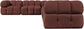 Orin - L-Shaped Velvet 6 Piece Modular Sectional