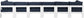 Nizuc - Outdoor Patio 6 Seat Modular Sofa With White Frame